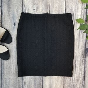 See by Chloé Black Lace Pattern Mini Skirt